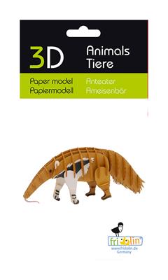 Modello di carta 3D - Formichiere