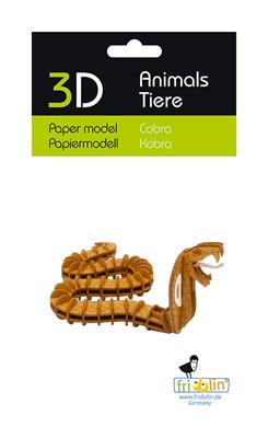Modello di carta 3D - Cobra