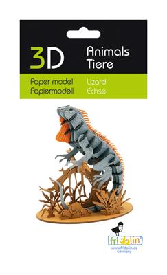 3D Paper Model - Lizard