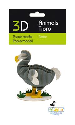 Modello di carta 3D - Dodo
