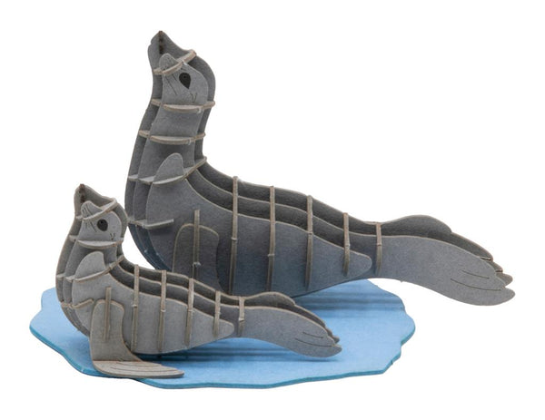 Modèle En Papier 3D - Phoques