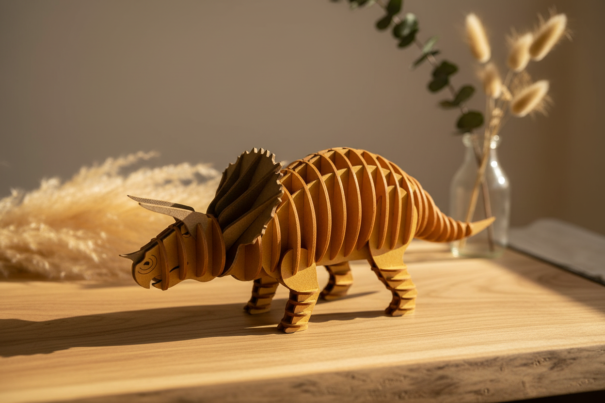 3D Paper Model - Triceratops