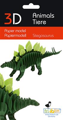 Modello di carta 3D - Stegosauro