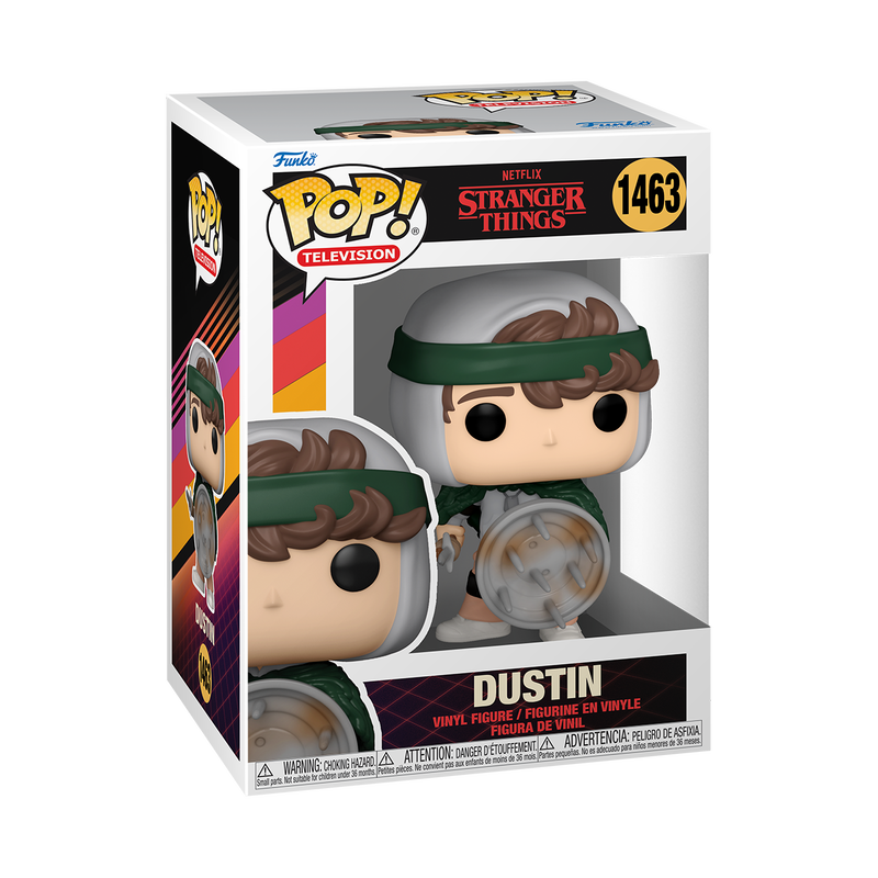 Pop! Dustin avec Bouclier et Lance