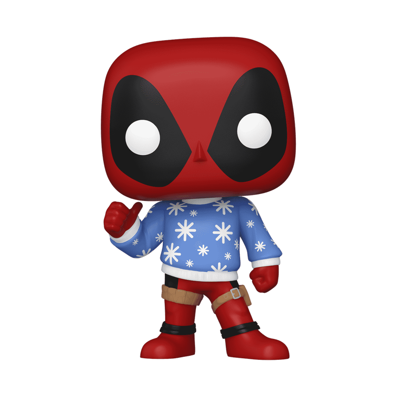 pop holiday deadpool in ugly sweater 1283