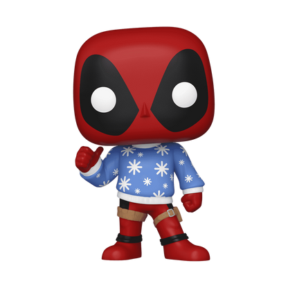 pop holiday deadpool in ugly sweater 1283