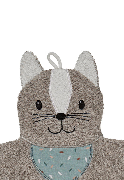 Gant de toilette Chat Lilly - 24,5 x 24 cm – vue 4