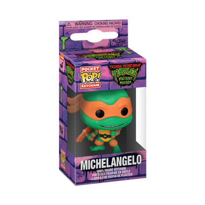 Pop! Keychain Michelangelo - Mutant Mayhem