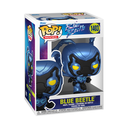 pop blue beetle crouching 1403