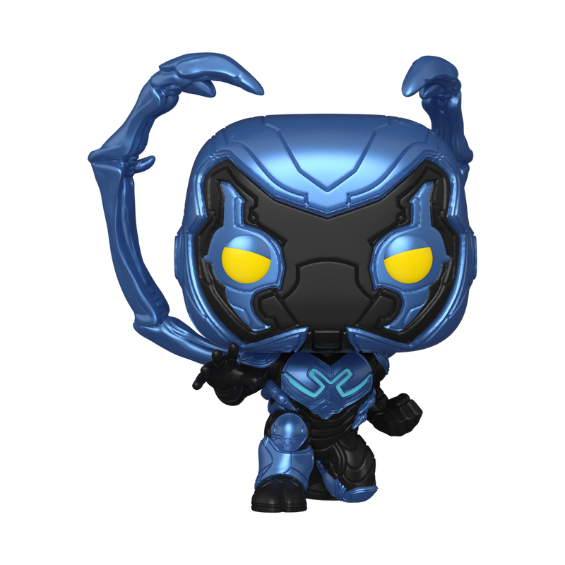 pop blue beetle crouching 1403