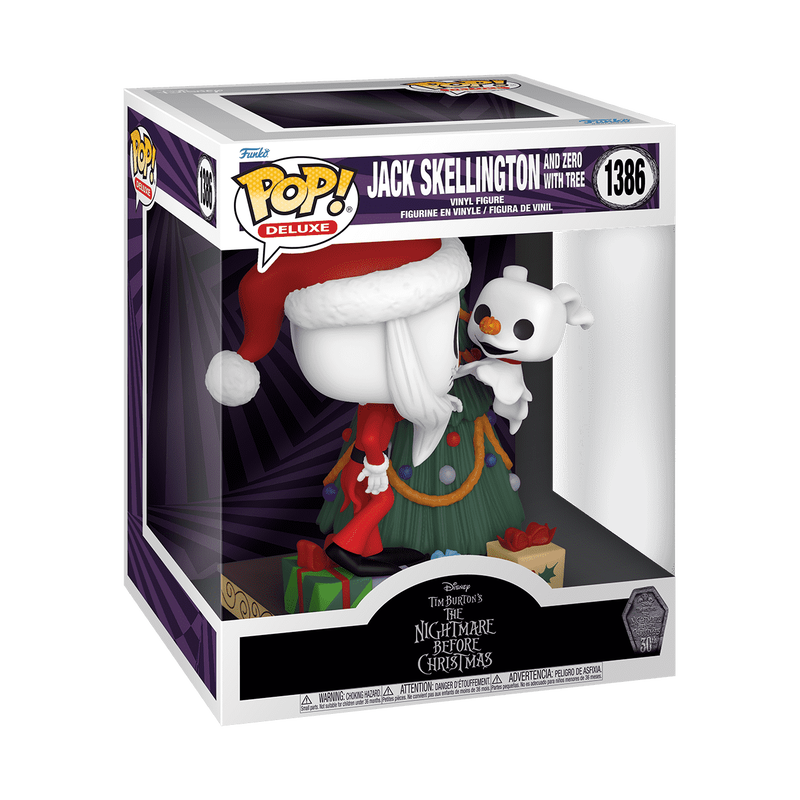 Pop! Deluxe Jack &amp; Zero with Christmas Tree