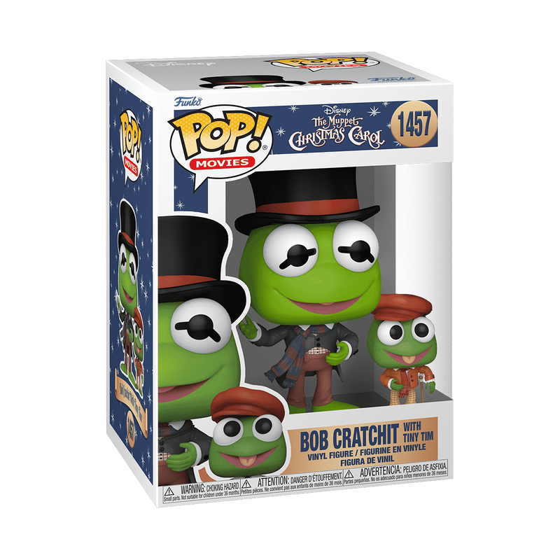 pop buddy bob cratchit with tiny tim 1457