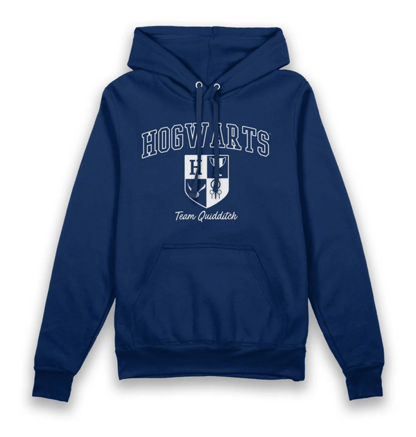 Hoodie adulte Harry Potter blason Quidditch de Poudlard