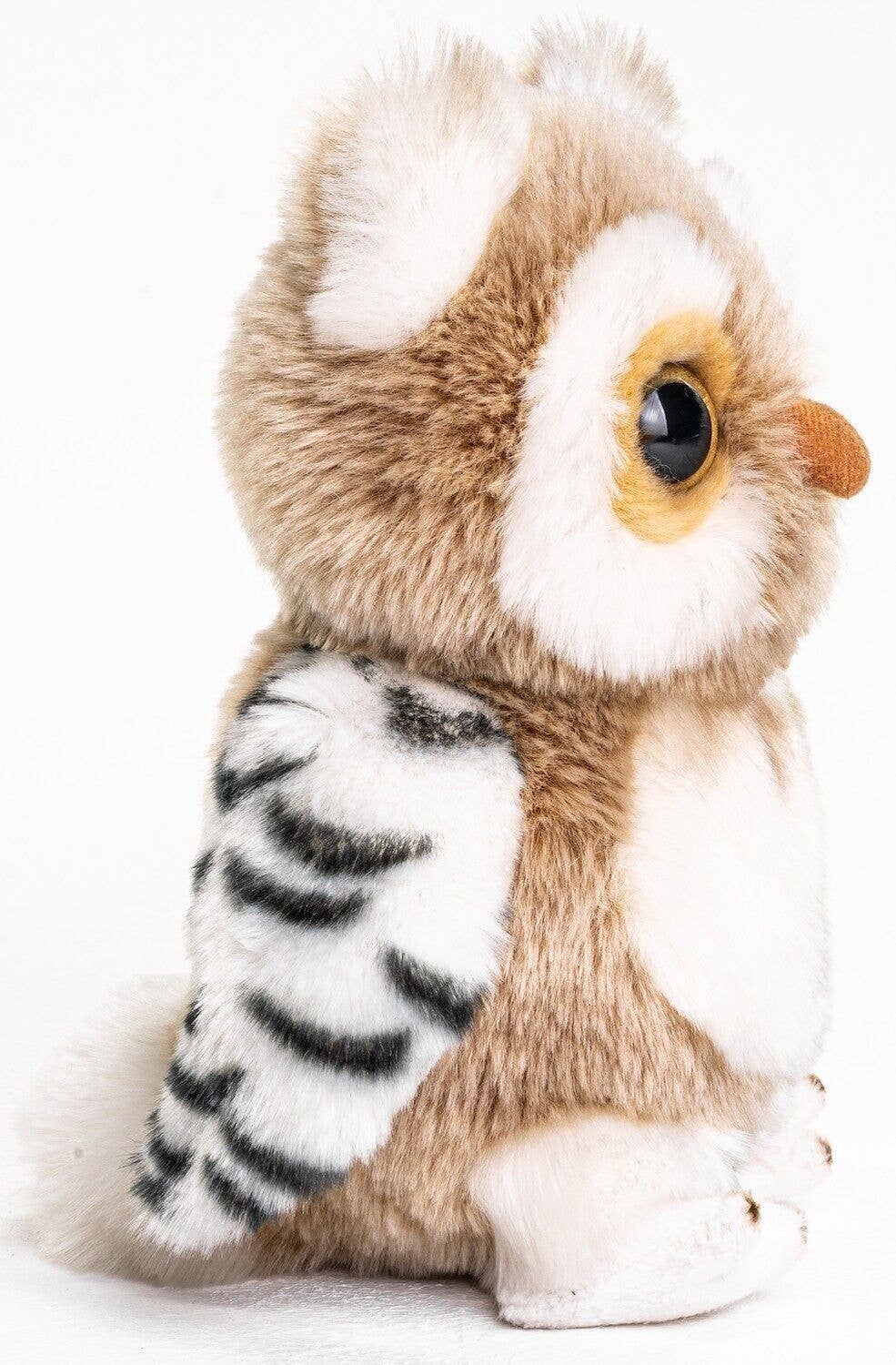 Peluche Hibou Beige-blanc
