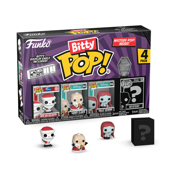 bitty pop the nightmare before christmas 4 pack series 4