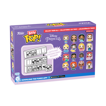 bitty pop disney princess 4 pack series 1