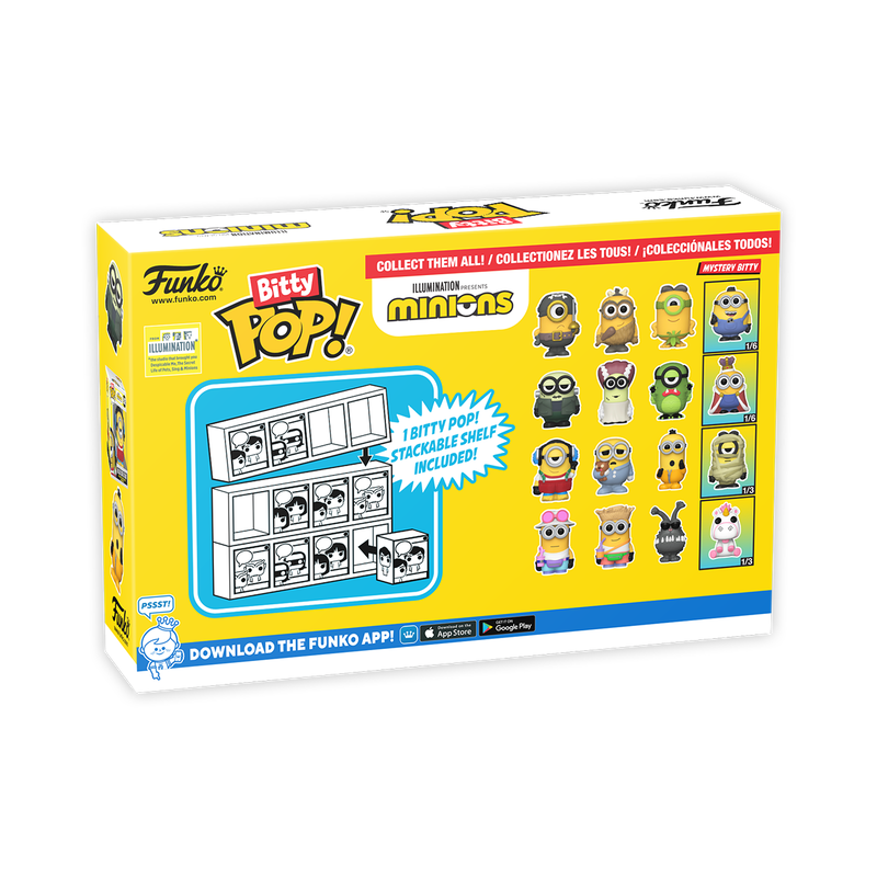 Bitty Pop! Minions - Confezione da 4 - Serie 2 
