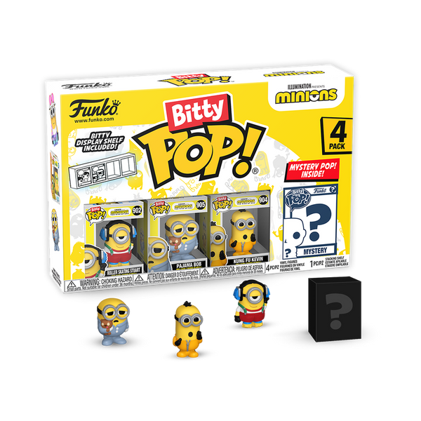 bitty pop minions 4 pack series 3
