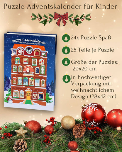 Calendrier de l'Avent Puzzles 24 Jours