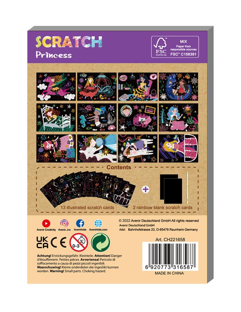 Mini Scratch Book - Principesse