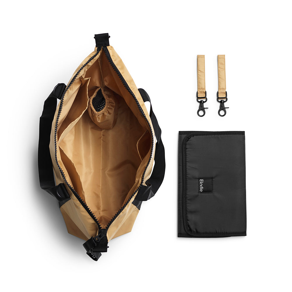 Borsa per pannolini dorata