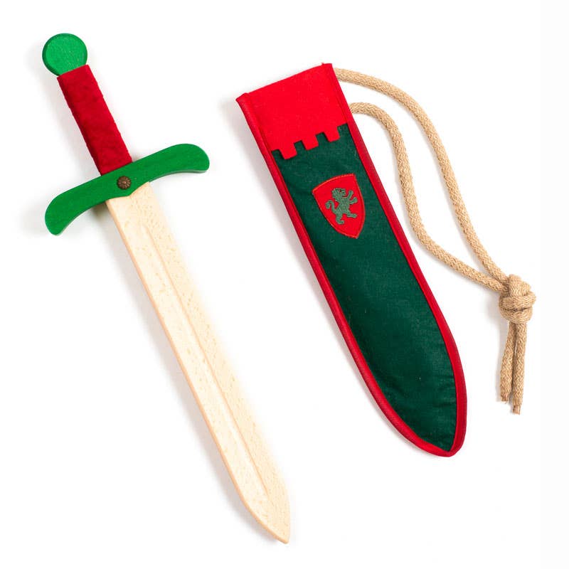 Épée Kamelot S + Fourreau Lion Vert