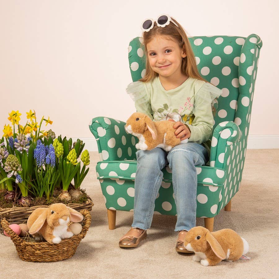 Peluche Coniglio Ariete Beige – 23 cm