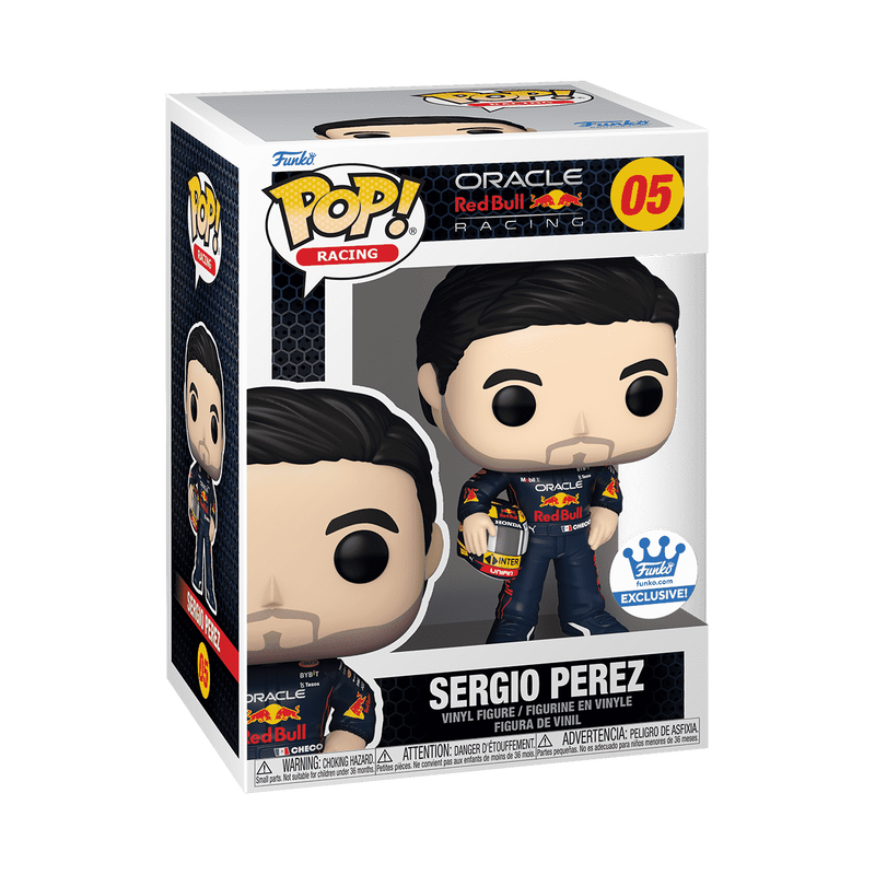 Sergio Perez with Helmet