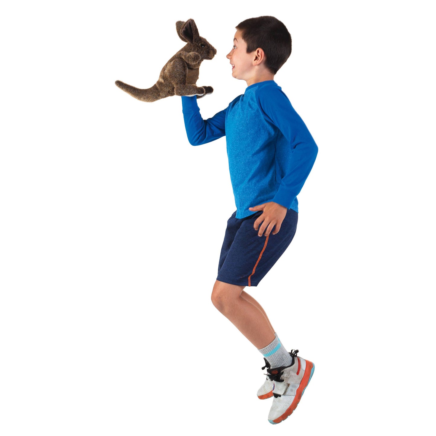 Marionnette à main Jeune kangourou Folkmanis réaliste