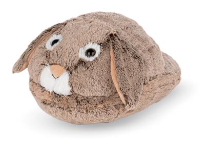 Noxxiez Peluche chauffe-pied: LAPIN H15xB25xD35cm, peluche, 3+