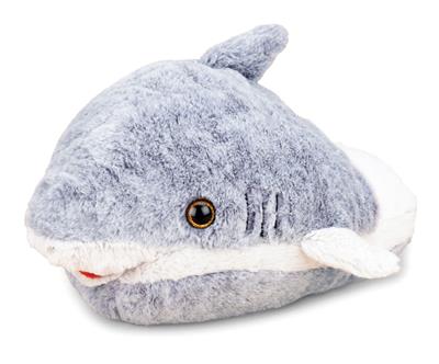 Noxxiez Peluche chauffe-pied: REQUIN H15xB25xD35cm, peluche, 3+