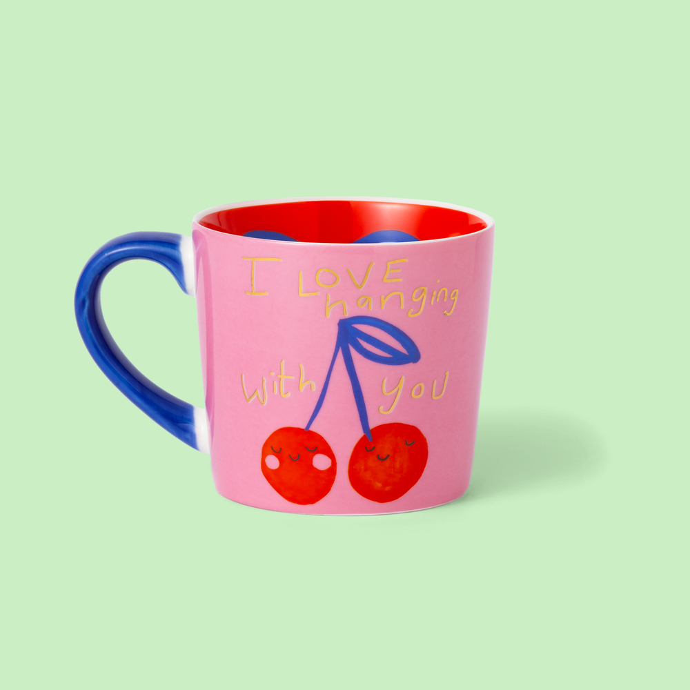 Mug Cerises « J’aime traîner avec toi » – 300 ml