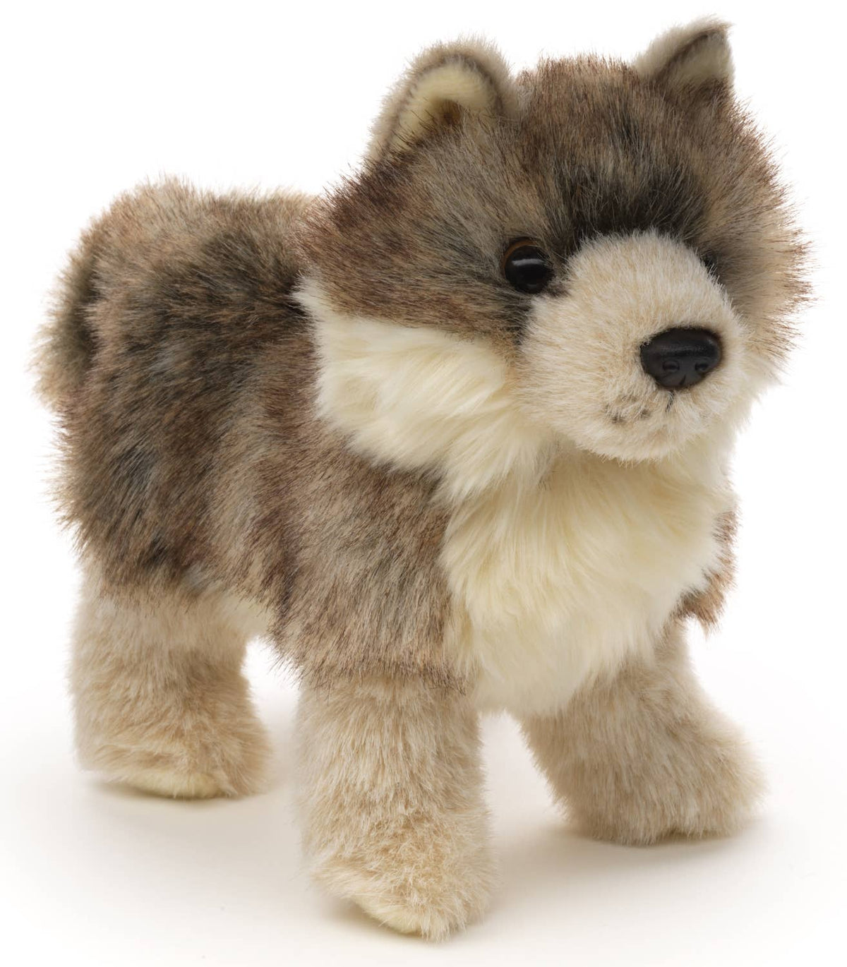 Peluche louveteau debout Uni Toys de 28 cm, référence GW23S26