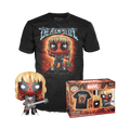 Pop! & Tee Heavy Metal Deadpool (Metallic)
