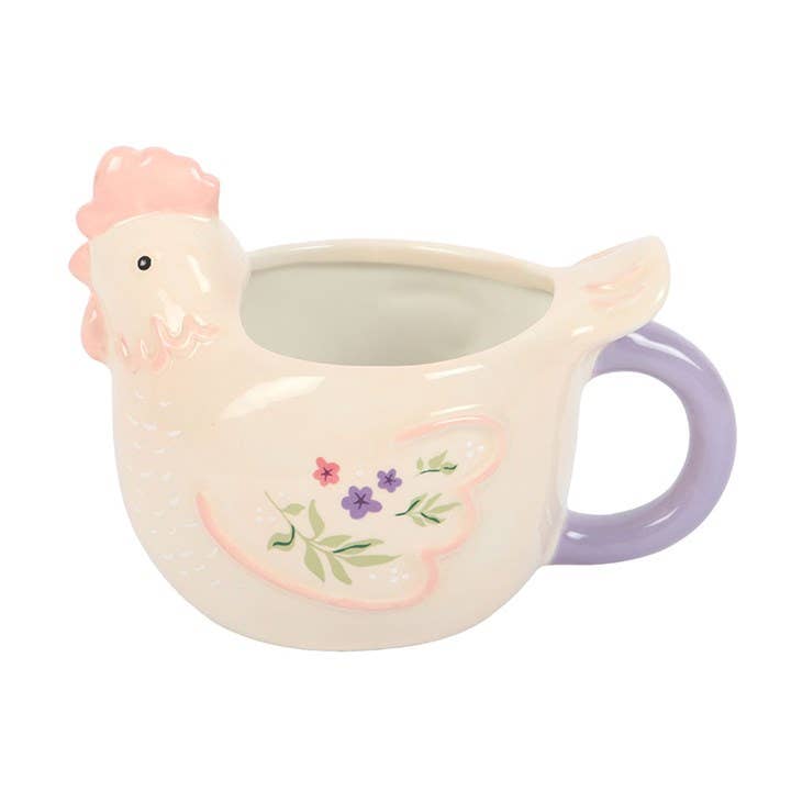 Mug 3D Poule Florale – 250 ml