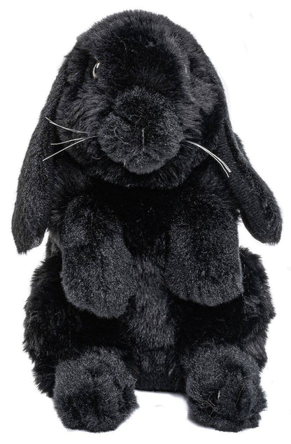 Peluche Lapin Bélier Assis - Noir