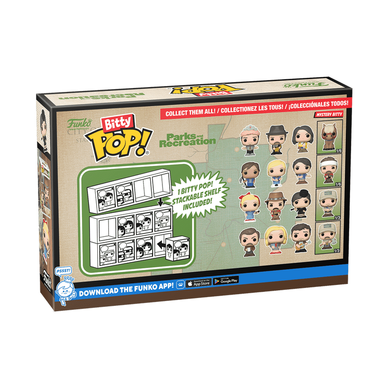 bitty pop parks and recreation 4 pack series 1