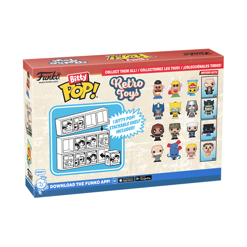 Bitty Pop! Retro Toys G.I. Joe – Coffret 4 Figurines Série 3