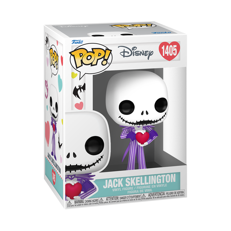 Pop! Jack Skellington avec Cœur de St Valentin