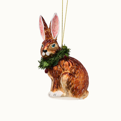 Christmas Bunny Hanging Decoration