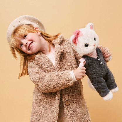Peluche, Lucky Kitty, Lucky Sophie : Chaton élégant 38 cm 3+