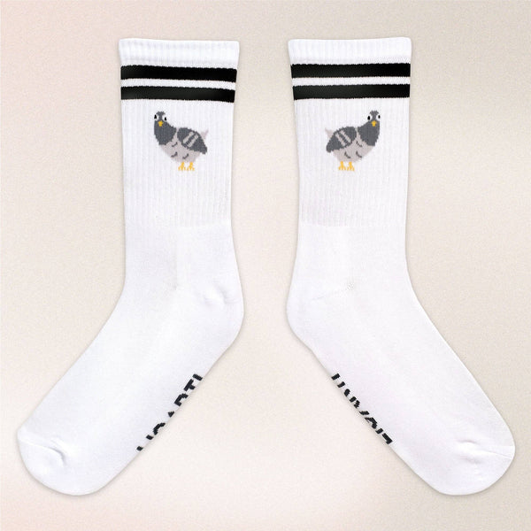Sports socks – Claude the pigeon