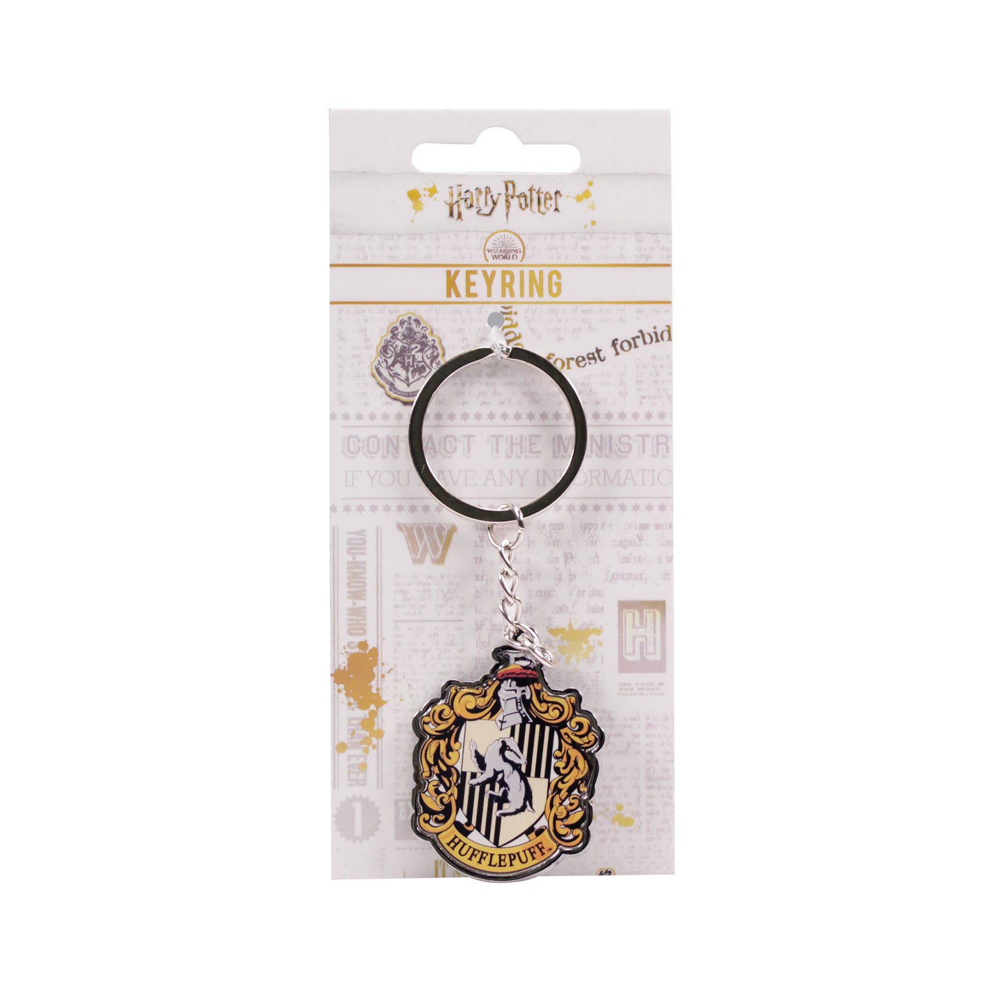 Harry Potter Keychain - Hufflepuff Crest