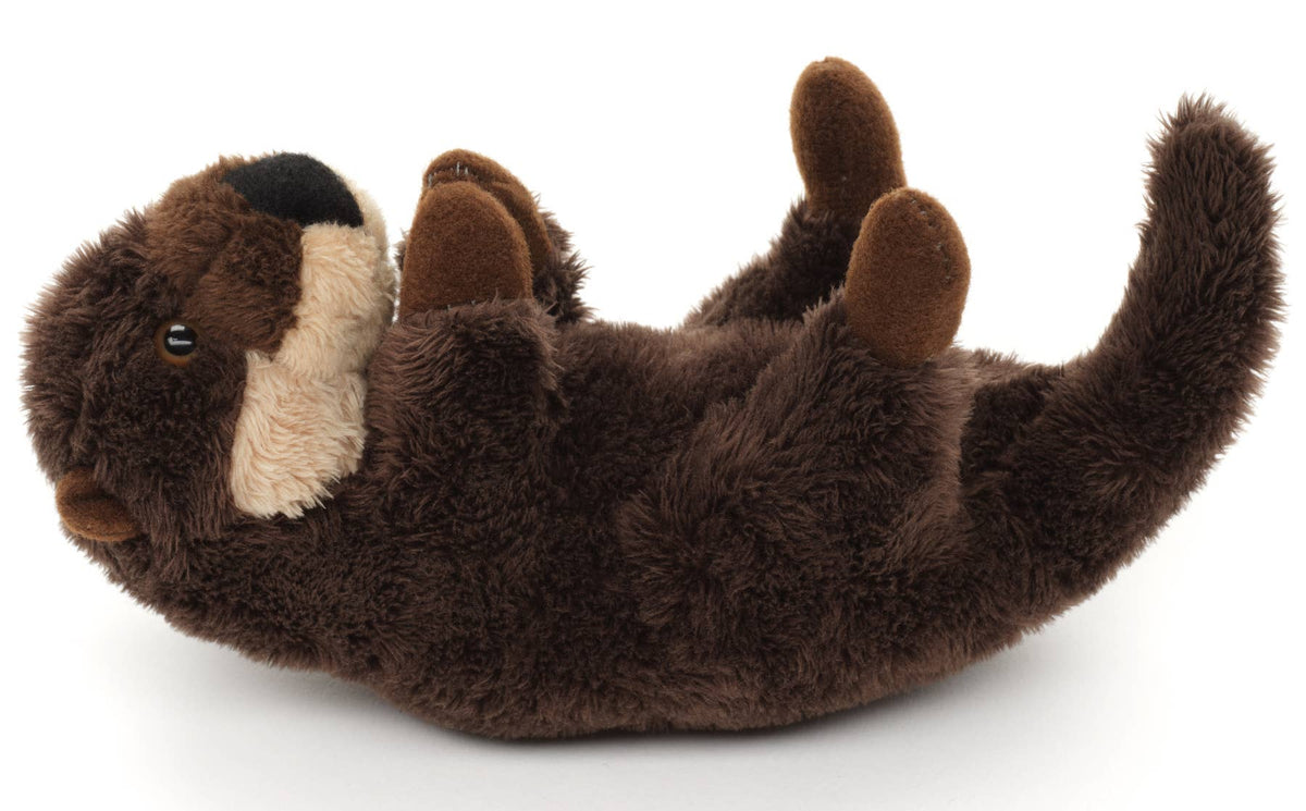 Peluche nageuse à dos de loutre