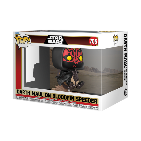 Funko Dark Maul sur Bloodfin - Pop! Rides Deluxe – Star Wars