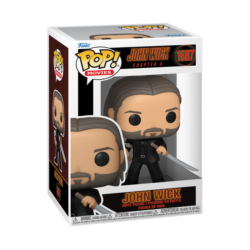 Pop! John Wick with Sword &amp; Nunchucks 