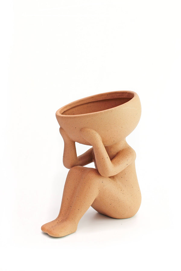 3D Man Silhouette Planter