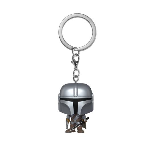 Pop! Keychain The Mandalorian avec Darksaber