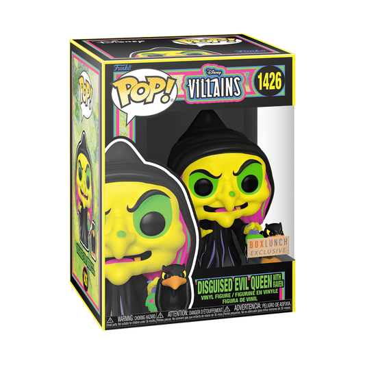Pop! &amp; Buddy Witch Queen Dinguisé with Raven (Black Light)