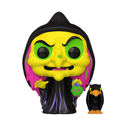 Pop! &amp; Buddy Witch Queen Dinguisé with Raven (Black Light)